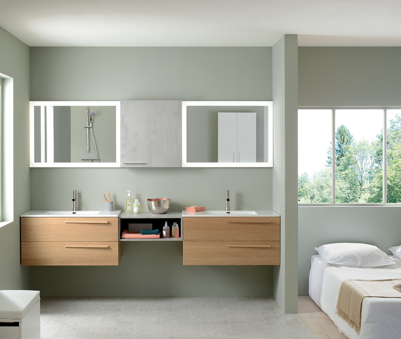 Gamme Halo Meuble Salle De Bain Design Sanijura