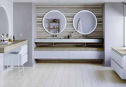 meuble de salle de bain Infinie scandinave - Sanijura