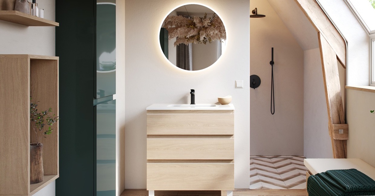 Le design chic de la salle de bain scandinave